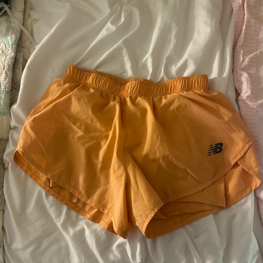 New Balance Women's Orange Athletic Shorts